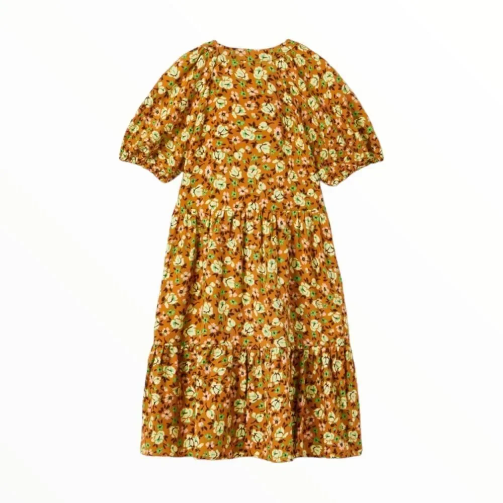 ZARA Kids | Ocher | FLORAL DRESS